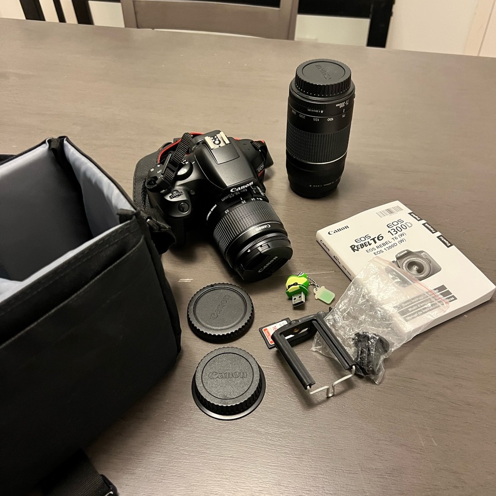 Canon EOS Rebel T6 Camera